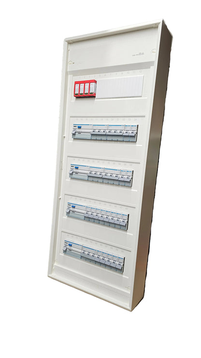 Hager Volta Aufputz Unterverteilung 5 Reihig VA60CN mit Hager Bestückung