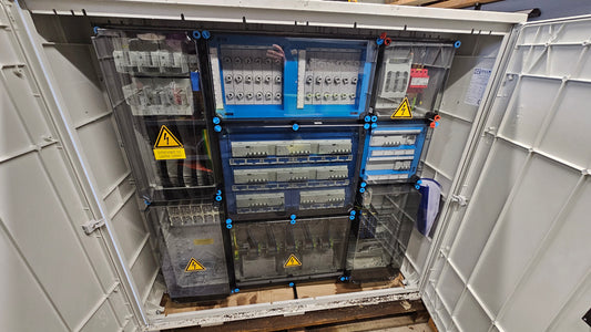 eMobility Außenverteiler AC400V – für bis zu 10 Wallboxen