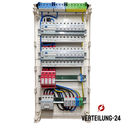 Hager Volta Aufputz Unterverteilung 4 Reihig VA48CN mit Hager Bestückung