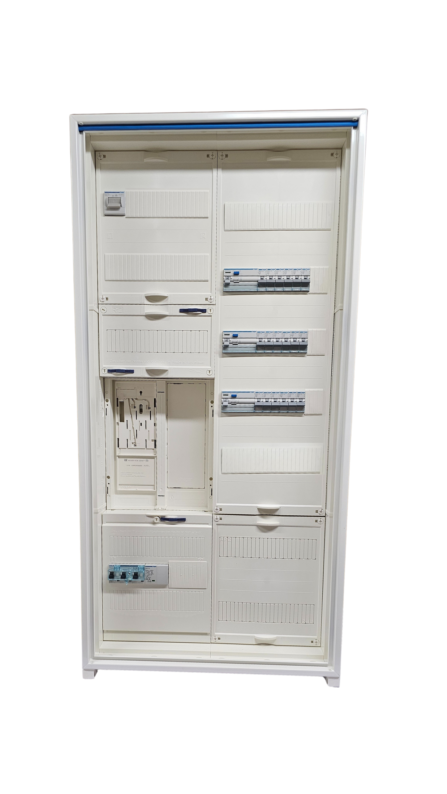 Hager Zählerschrank 1x eHZ ZB32ET215W1 – Einfamilienhaus